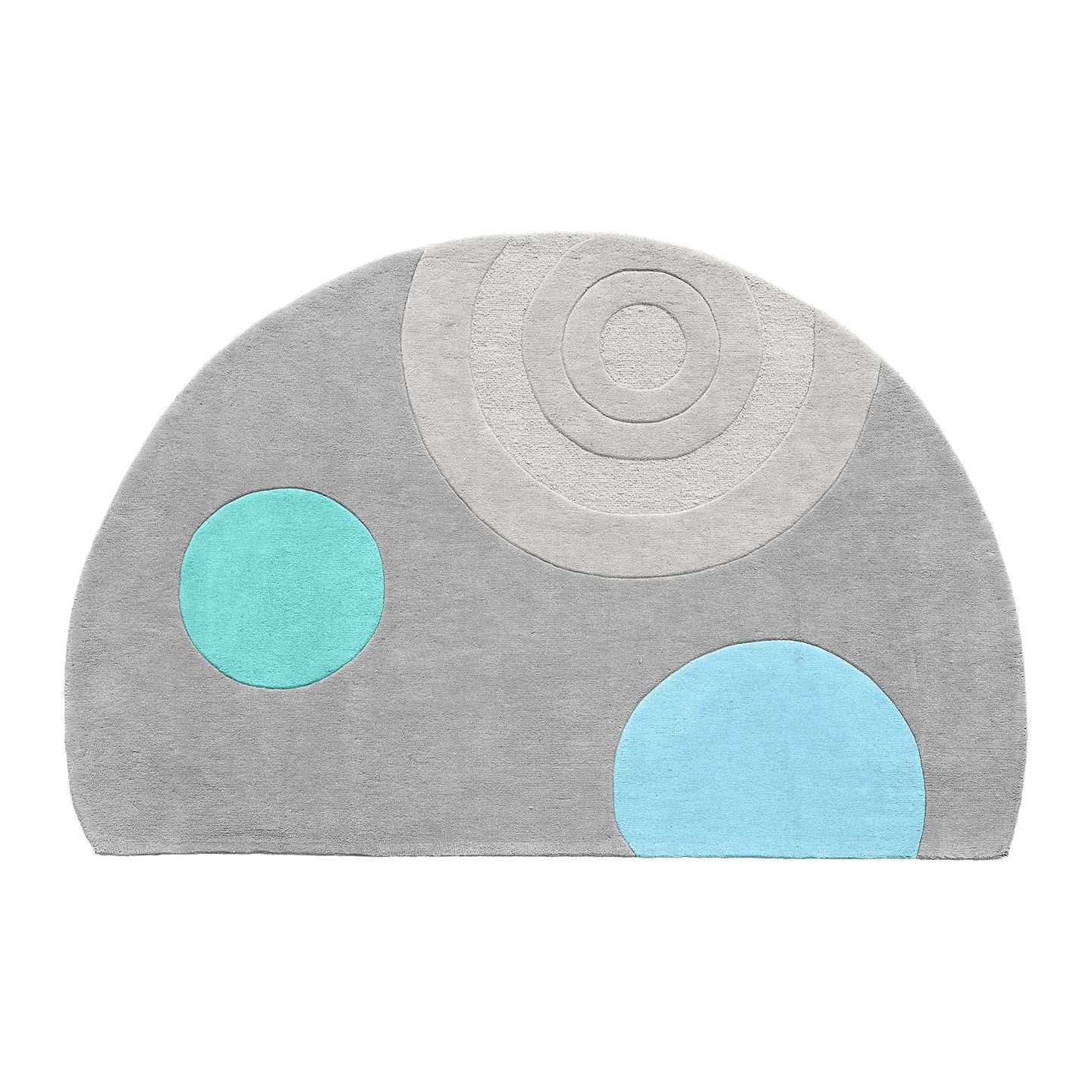 Teppich halbrund, Ø 216 cm