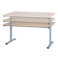 Elektrisch höhenverstellbarer Schreibtisch, B 180 x H 72-121,5 x T 80 cm