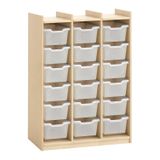 444.840.318 - Stauraumschrank für 18 Kunststoffboxen