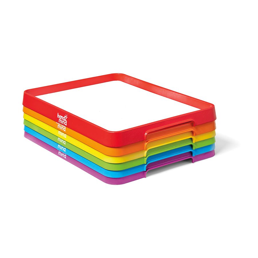 Magnetische Whiteboard- Aktivitätstabletts, 6er Set
