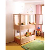 444.180.990 - Krippen-Etagenbett mit 2 Flügeltüren