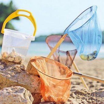 Transparenter Eimer