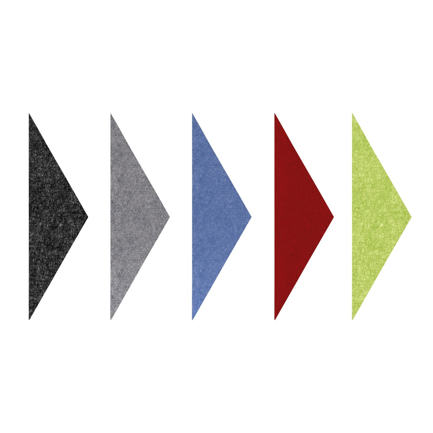 Akustikpaneele in Dreieck-Form