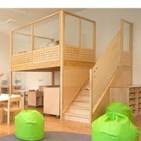 Raumhaus Modell Hainzenbach 2, B 275 x H 261-281 x T 238 cm, Podesthöhe 150 cm