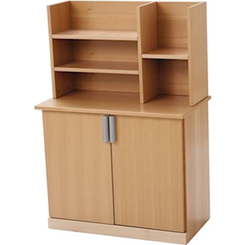 Kinder Anrichte mit Geschirrregal JULE, B 66 x H 96 x T 35,5 cm