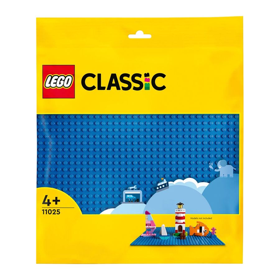 Lego Bauplatte blau Classic