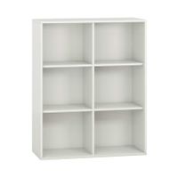 Pureo Regalschrank offen, 4 Einlegeböden, Dekor, B 100 x H 125 x T 42 cm
