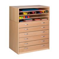 Papierschrank Forminant Dekor, B 100 x H 83,6 x T 60 cm