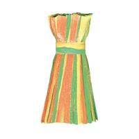 Edelbast matt 30 m, Multicolor grün/gelb