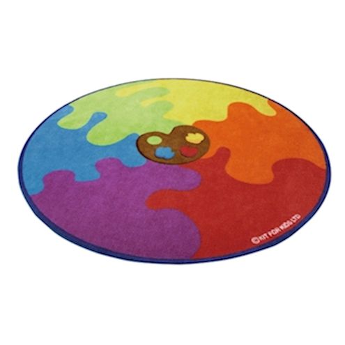 Teppich Farben, Ø 2 m