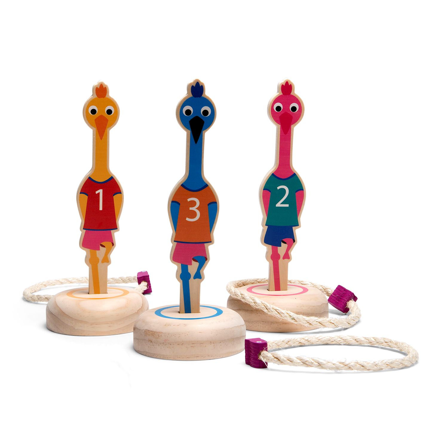Ringwurfspiel Vögel