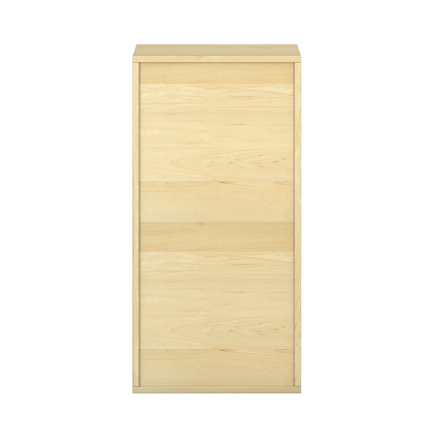 Pureo Türenschrank, Griff rechts, Scharnier links, Furnier mit 2 Einlegeböden B 50 x H 100 x T 42 cm