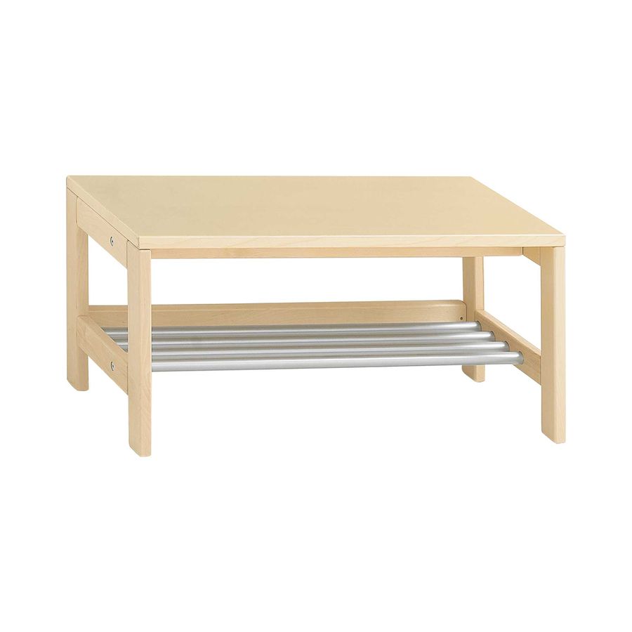 Garderobenbank YUNA mit Sitzflläche in 0001 Ahorn, Sitzhöhe 35 cm