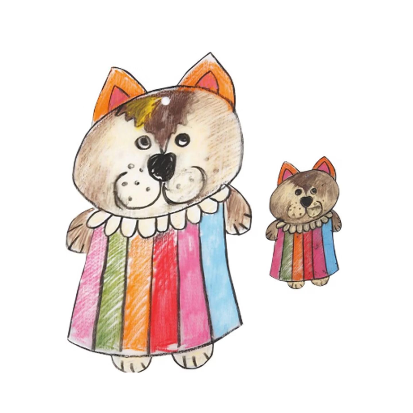 Schrumpffolie weiss 20 x 30 cm, 10 Stk.