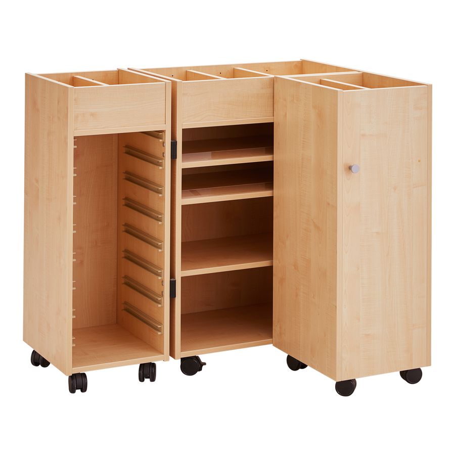 Klappschrank Dekor, B 72,2 x H 104,8 x T 91,4 cm