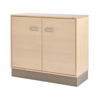 Pureo Doppeltürenschrank Furnier, B 100 x H 50 x T 42 cm