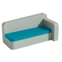 Kindergartensofa, Armlehne rechts, B 170 x H 70/80 x T 86cm