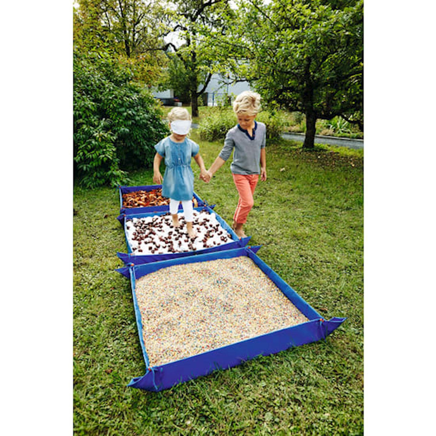 Kreativ- und Experimentierplane blau, L 80 cm