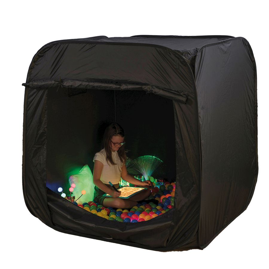 Pop-Up Sinnes-Zelt schwarz