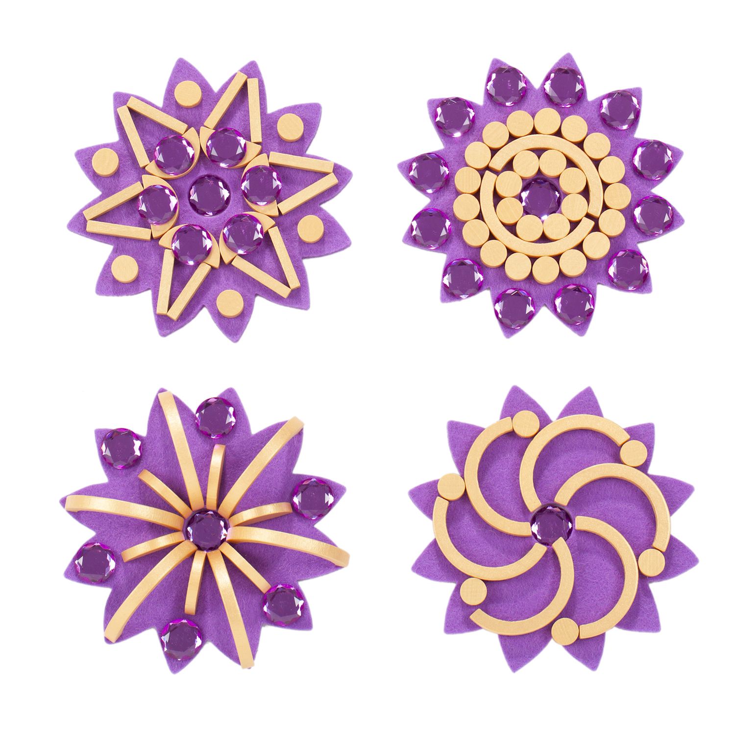 Kiga Schmuckstein Mandala