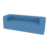 444.053.672K - Hortsofa 3-Sitzer mit Stoffbezug, Sitzhöhe 38 cm