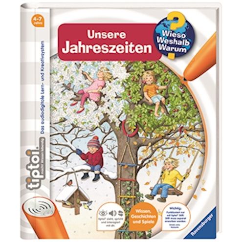 Tiptoi Unsere Jahreszeiten, Buch Wieso, Weshalb, Warum
