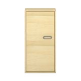 444.012.027K - Pureo Türenschrank, Griff rechts, Scharnier links, Furnier mit 2 Einlegeböden B 50 x H 100 x T 42 cm
