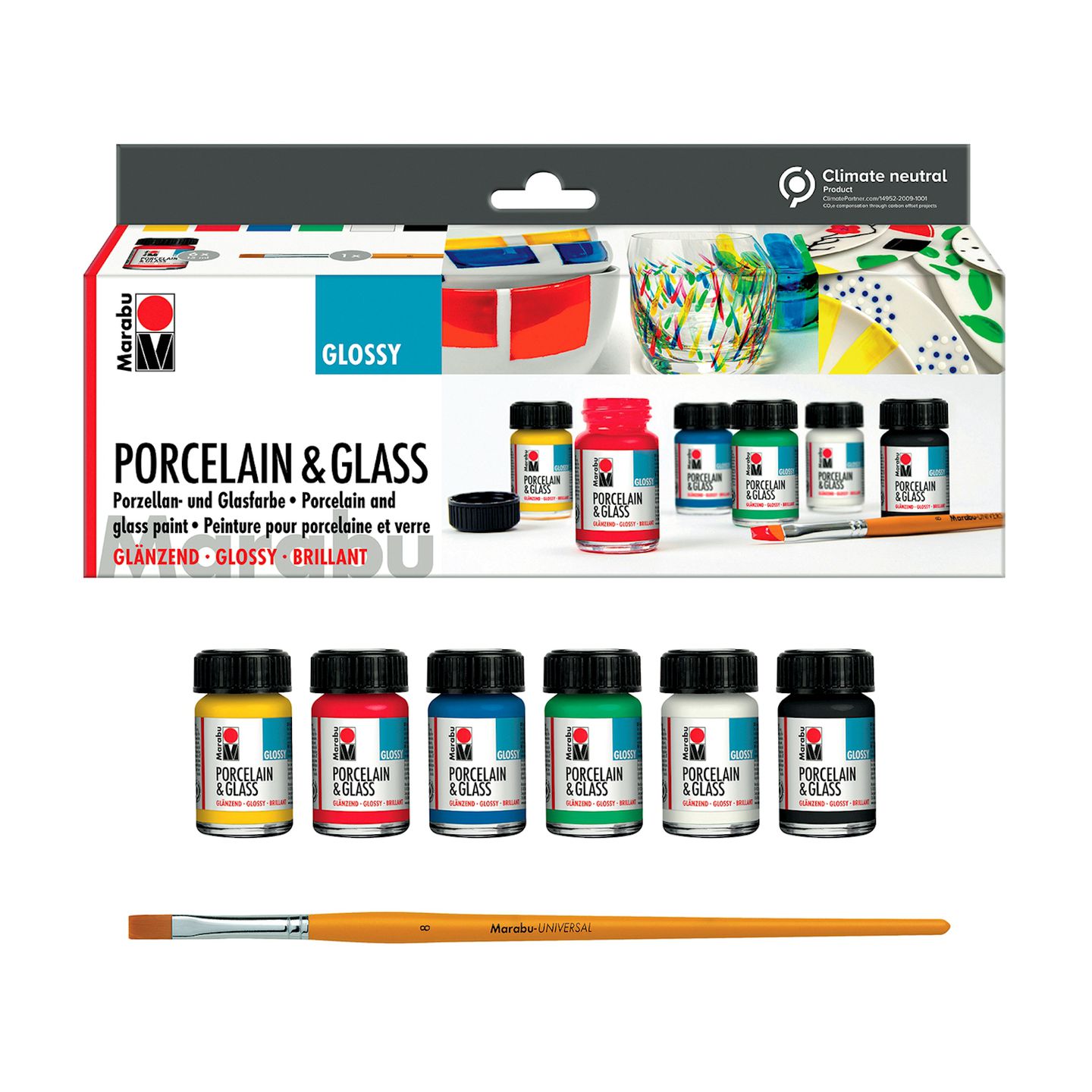 Porcelaine & Glass Glossy Starterset