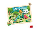Puzzles Freizeit, 4x 24 Teile