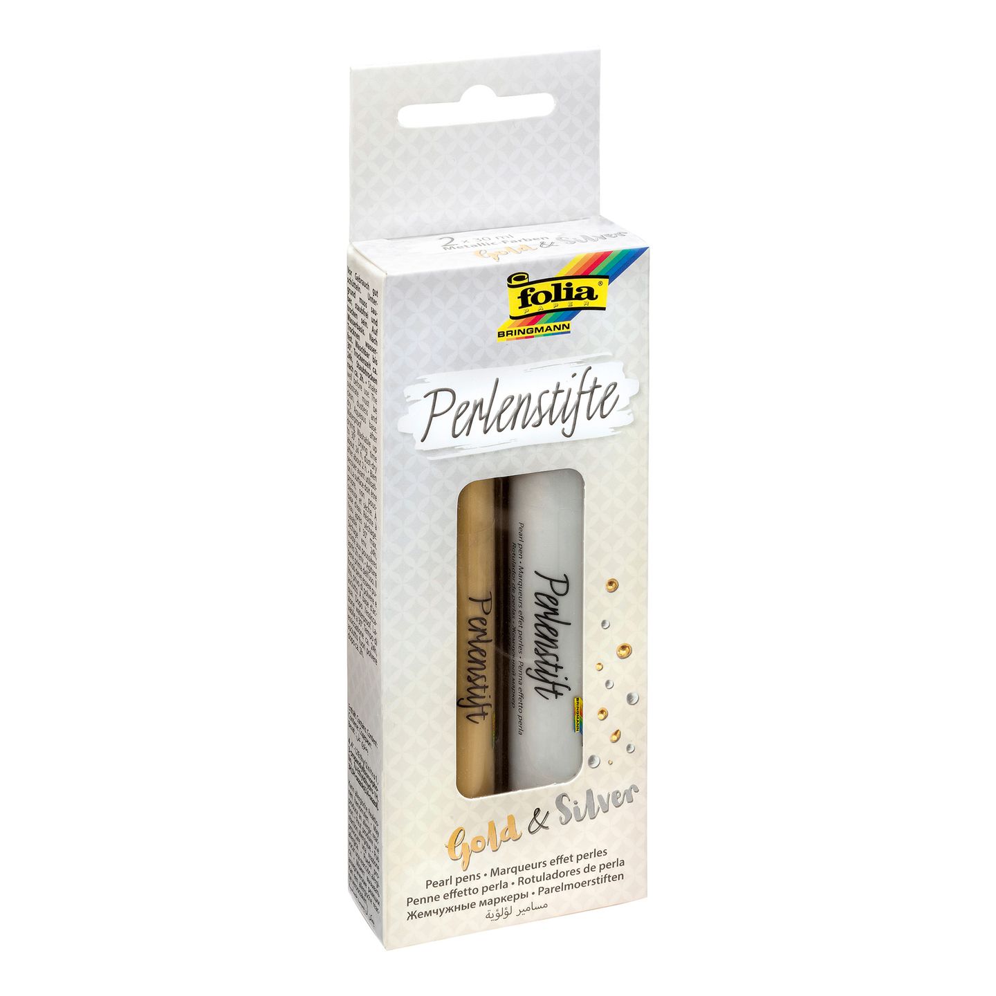 Perlenstifte Gold + Silber