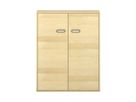 Pureo Doppeltürenschrank Furnier, 1 Mittelwand, B 100 x H 125 x T 42 cm