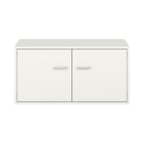 444.012.888K - Pureo Doppeltürenschrank Dekor, 1 Einlegeboden, B 100 x H 50 x T 80 cm