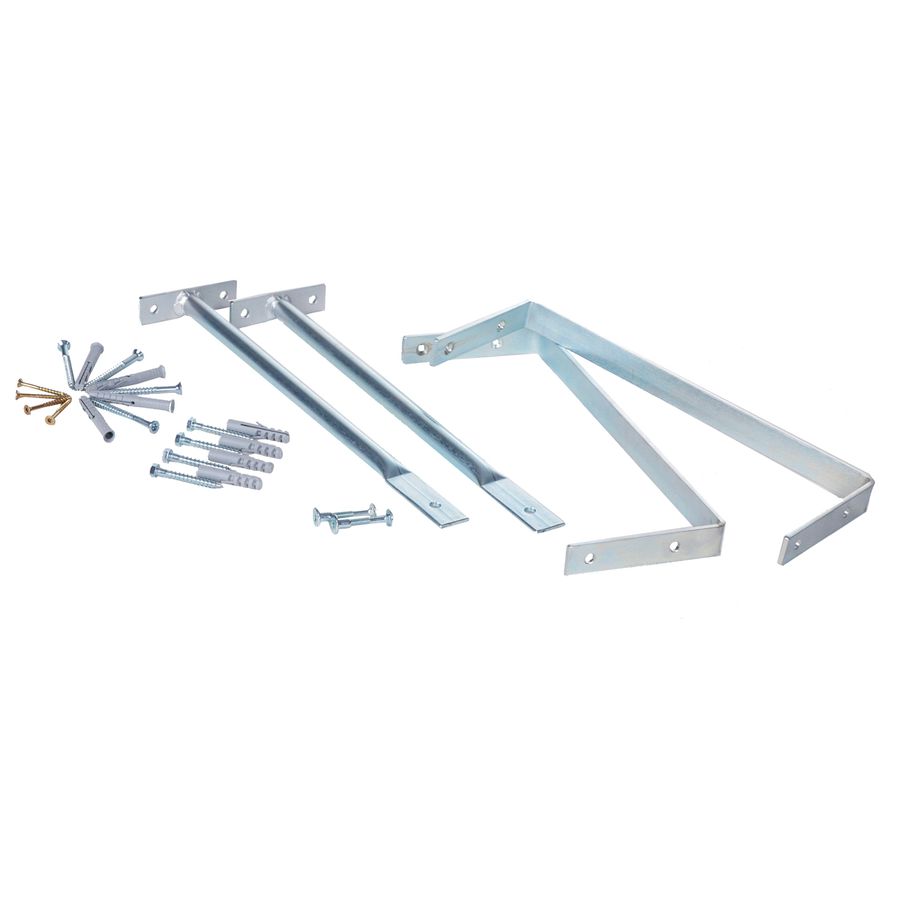 Wand- und Bodenbefestigunsset für Fussbodenheizung (Wandabstand 40 cm)