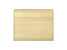 Pureo Materialschrank Furnier mit 16 Kästen, mit 3 Einlegeböden, B 100 x H 75 x T 42 cm