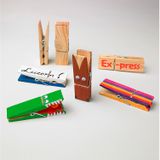 200.001.410 - Holzklammern 7,2 x 1,9 cm, 10 Stk.