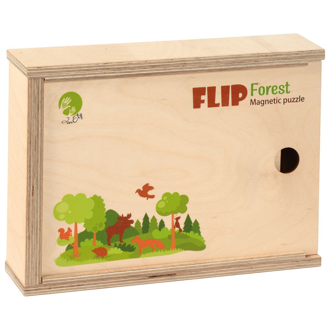 Magnetpuzzle Wald 6er Set