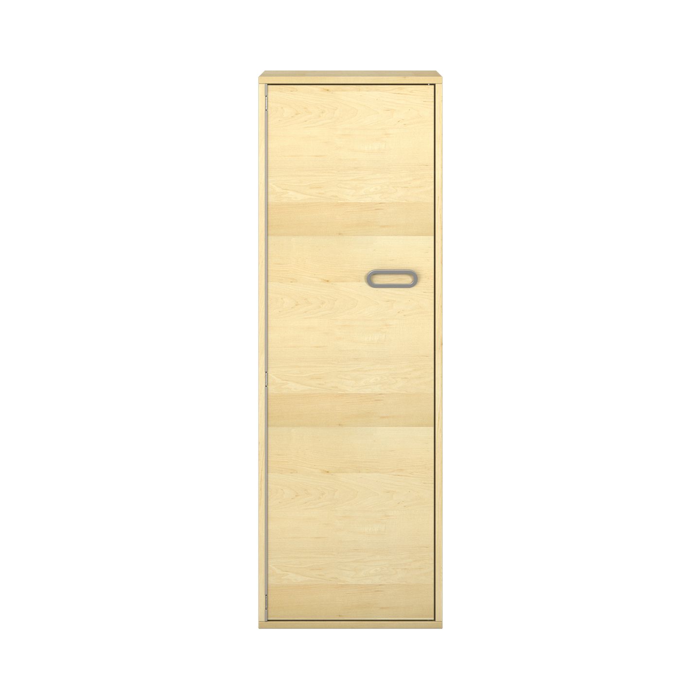 Pureo Türenschrank, Griff rechts, Scharnier links, Furnier mit 3 Einlegeböden B 50 x H 150 x T 60 cm