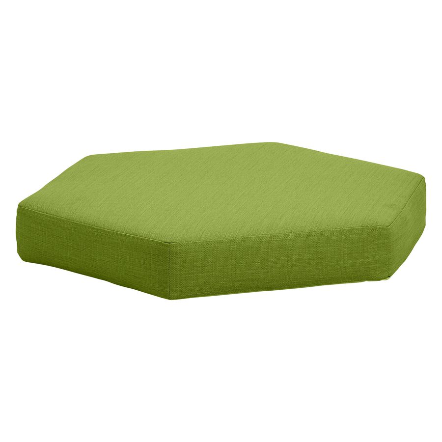 Polster Sechseck mit Stoffbezug, Ø ca. 90 cm, H 11 cm