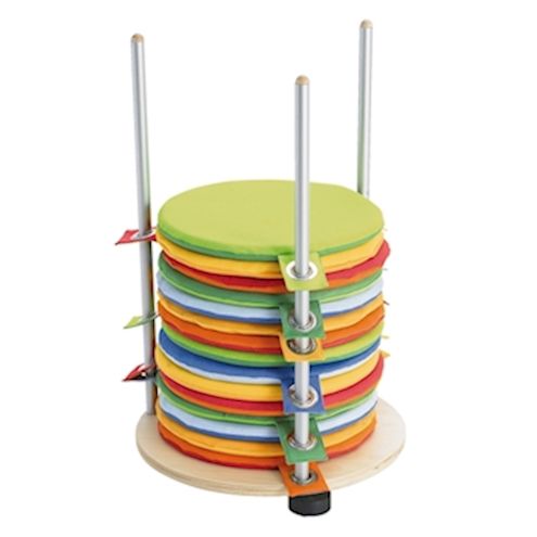 Sitzkissen-Rondell-Set mit 28 Sitzkissen
