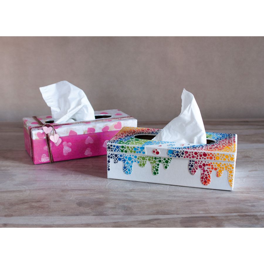 Kosmetiktücherbox aus Pappe