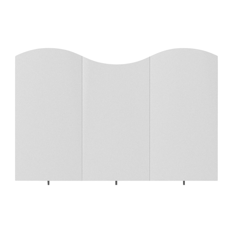 Wandmatte Berg gepolstert, H 97 cm