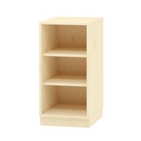 Materialschrank offen, mit Sockel, 2 Einlegeböden, B 40 x H 80 x T 40 cm, Dekor