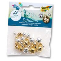 Schellen gold + silber, 26 Stk.