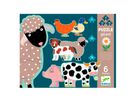 Bodenpuzzle Tiere auf dem Bauernhof
