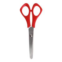 Schulschere rund, rot 14 cm für Linkshänder