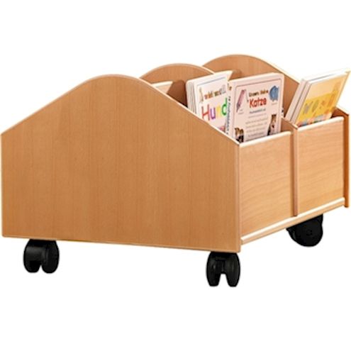 Bücherkiste klein, Buche-Echtholz, Höhe 40 cm