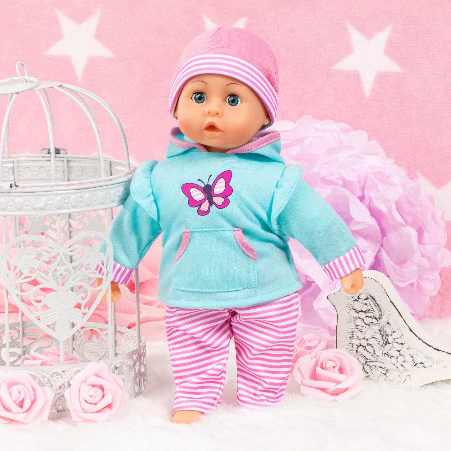 Kleider für Puppen 33-38 cm, türkis