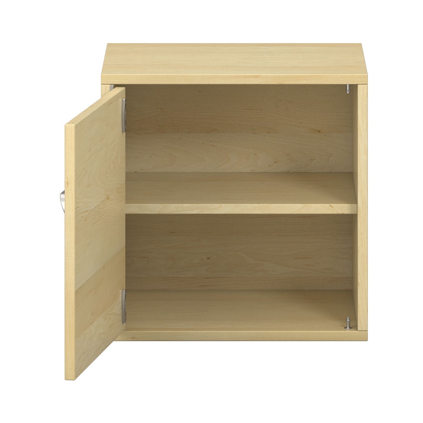 Pureo Türenschrank, Griff rechts, Scharnier links, Furnier mit 1 Einlegeboden B 50 x H 50 x T 42 cm