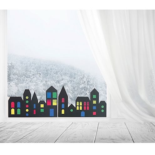 Fensterbild Stadt