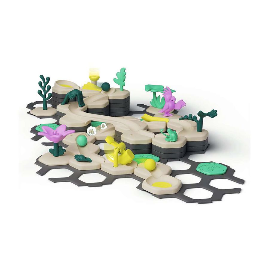 GraviTrax Junior Starter-Set L Jungle, 100 Teile